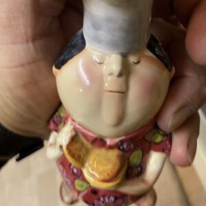 CIC Tracy Flickinger Masters of BBQ Grill Chef Condiment Or Soap Dispenser 9.5",